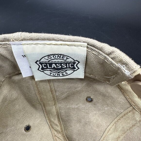 Vintage Cap 1991 Looney Tunes Patriotic Snapback Hat Bugs Bunny Daffy Duck Retro - Picture 7 of 12